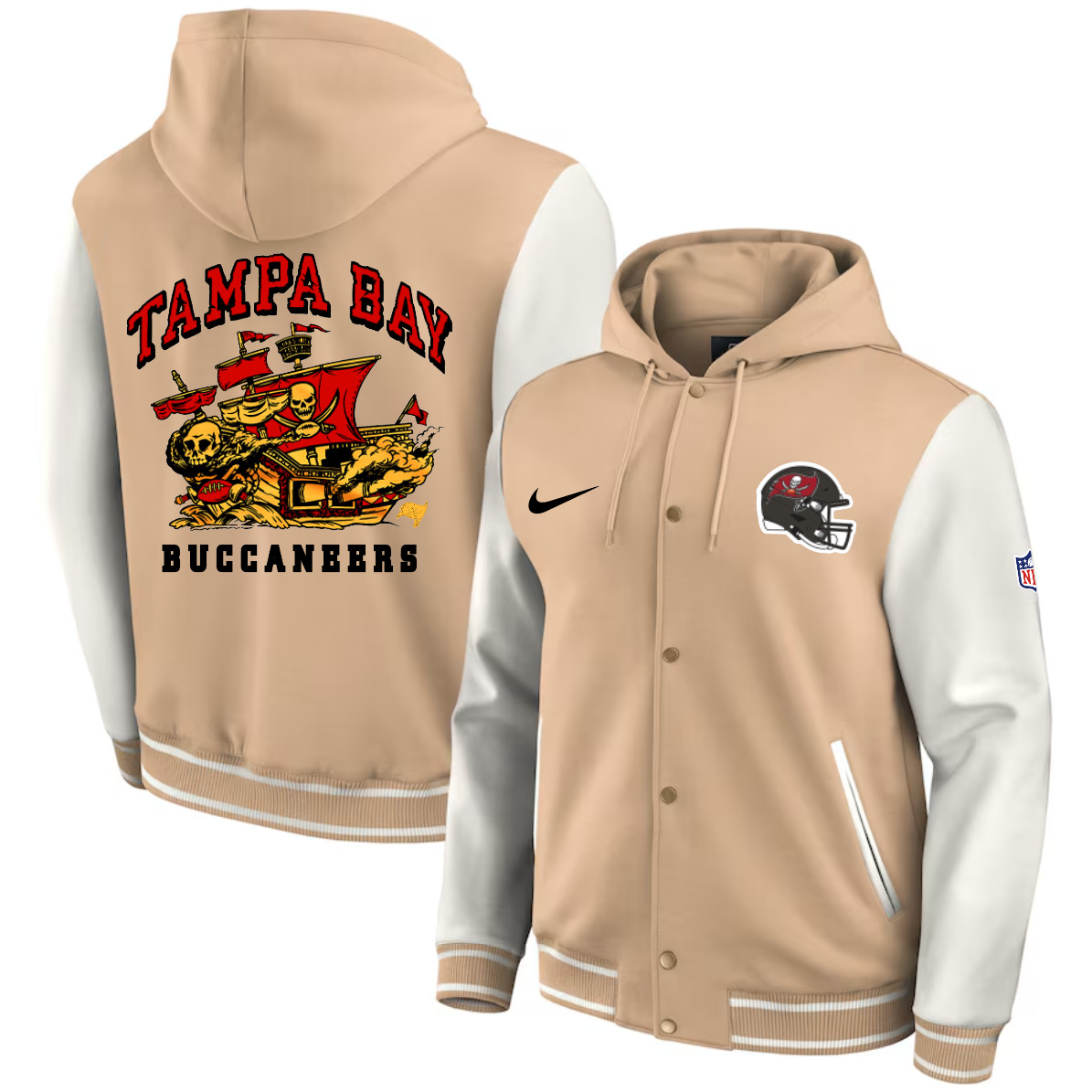 Men 2025 NFL Tampa Bay Buccaneers jacket syle 2->nfl jacket->Sports Accessory